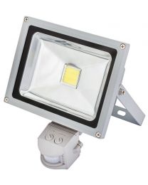 Draper Expert 20W COB LED Wall Mounted Flood Light with Passive Infra-Red Detector