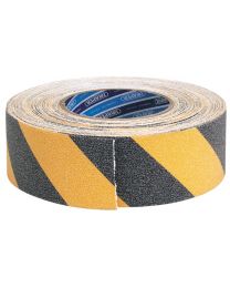Draper 18M x 50mm Black and Yellow Heavy Duty Safety Grip Tape Roll