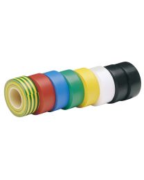 Draper Expert 8 x 10M x 19mm Mixed Colours Insulation Tape to BSEN60454/Type2