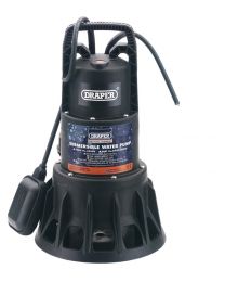 Draper 320L/Min Submersible Dirty Water Pump with Float Switch (1000W)