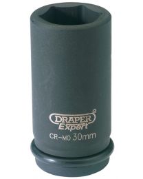 Draper Expert 30mm 3/4 Inch Square Drive Hi-Torq® 6 Point Deep Impact Socket