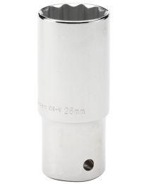 Draper Expert 26mm 1/2 Inch Square Drive Hi-Torq® 12 Point Deep Socket (Sold Loose)