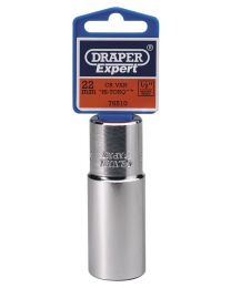 Draper Expert 22mm 1/2 Inch Square Drive Hi-Torq® 12 Point Deep Socket