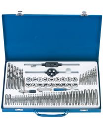 Draper Combination Tap and Die Set Metric and BSP (75 Piece)