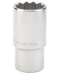 Draper Expert 30mm 1/2 Inch Square Drive Hi-Torq® 12 Point Deep Socket (Sold Loose)