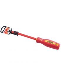 Draper 8mm x 150mm Fully Insulated Plain Slot Screwdriver. (Display Packed)