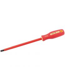 Sold Loose |46524 DRAPER 5.5mm x 125mm Fully Insulated Plain Slot Screwdriver. 