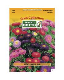 Aster Pompon Mix - Gold Seeds By Sementi Dotto