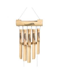 Bamboo Windchime With Planter