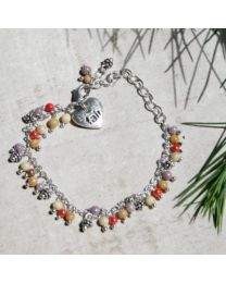 Bracelet, Beads With Heart