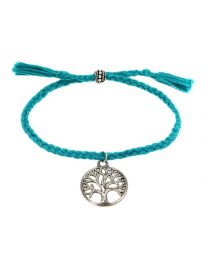 Bracelet Tree Of Life Silver Colour Charm