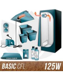 CFL Kit In Coco Fiber + Grow Box 150W - BASIC
