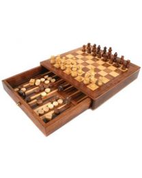 Chess & Backgammon Set 25x25cm