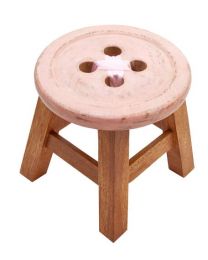 Child\'s Pink Button Stool