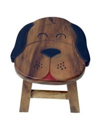 Child\'s Wooden Stool - Dog