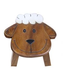 Child\'s Wooden Stool - Sheep