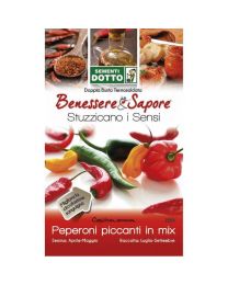 Chilli Pepper Mix Seeds (Capsicum Annuum) By Sementi Dotto
