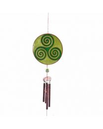 Chime, Green Spirals Circular 80cm **
