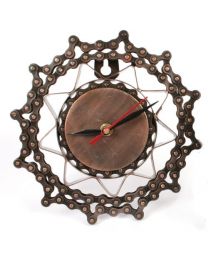 Clock 18cm Diam Recycled Bike Chain