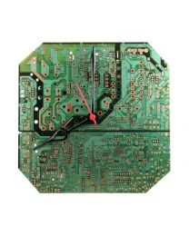 Clock, Recycled Circuit Board, 18x18cm