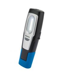 Draper Compact Inspection Lamp with Rechargeable 2W COB LED (Blue)