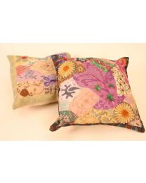 Cushion Cover Flowers In Light Colours