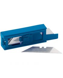 Draper Dispenser of 10 Two Notch Trimming Knife/Window Scraper Blades