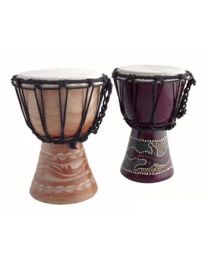 Djembe Painted/carved 15cm