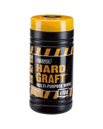 Draper 'Hard Graft' Wipes (Tub of 100)