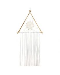 Dreamcatcher Hanging Triangle White Tassels **