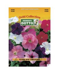 Dwarf Petunia (Petunia Hybrida) Mix - Gold Seeds By Sementi Dotto 0.45gr