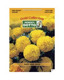 Dwarf Yellow Marigold - Gold Seeds By Sementi Dotto 1.8gr