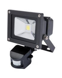 Draper Expert 10W COB LED Wall Mounted Flood Light with Passive Infra-Red Detector