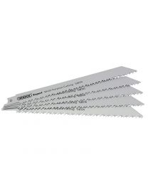 Draper Expert 200mm 5/8tpi HSS Reciprocating Saw Blades for Multi Purpose Cutting - Pack of 5 Blades