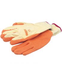 Draper Expert Orange Heavy Duty Latex Coated Work Gloves - Large
