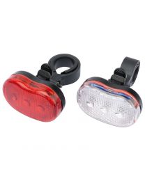 Draper Front and Rear LED Bicycle Light Set