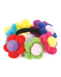 Hair Bobble Multicolour Flowers