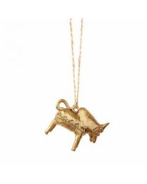 Hanging, Recycled Brass Dhokra, Ox