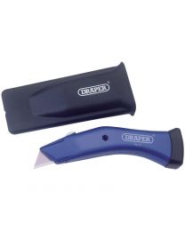 Draper Heavy Duty Retractable Trimming Knife with Quick Change Blade Facility