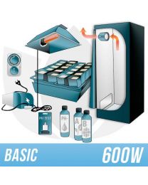 Indoor Hydroponic Kit 600w + Grow Box - BASIC