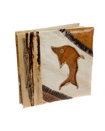 Leaf Notebook 19x19cm Dolphin