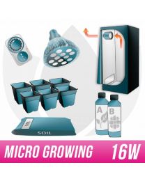 Micro Growing Kit - GrowBox + PAR38 Led Agro