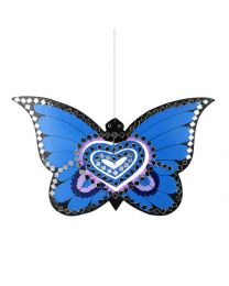Mobile, Butterfly Blue, Mirrored Tiles, 34x20cm