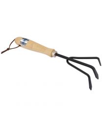 Draper Carbon Steel Hand Cultivator with Hardwood Handle