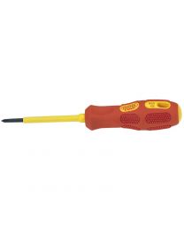 Draper No.0 x 60mm Fully Insulated Cross Slot Screwdriver (Sold Loose)