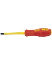 Draper No 2 x 100mm Fully Insulated PZ Type Screwdriver (Sold Loose)