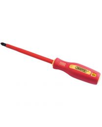 Draper No: 3 x 250mm Fully Insulated Soft Grip PZ TYPE Screwdriver. (sold loose)