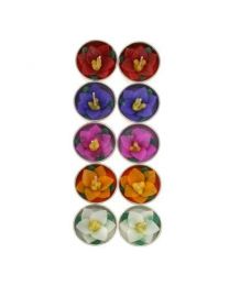 Pack Of 10 Scented Flower T-lights