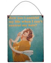Plaque \"How Can I Control My Life\" **