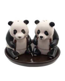 Salt & Pepper Panda On Tray **